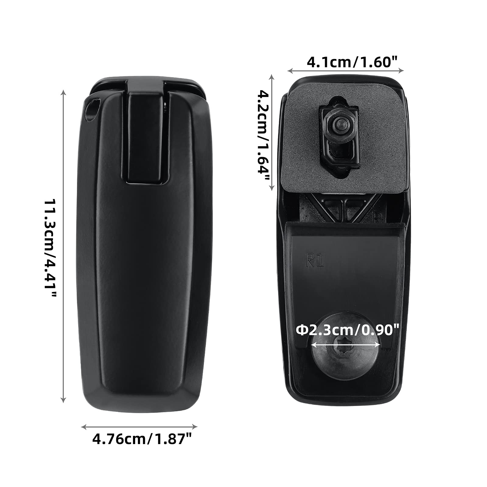 Rear Window Liftgate Glass Hinge Set Right&Left Compatible with Ford 08-12 Escape 08-11 Mercury Mariner 08-11 Mazda Tribute Tail