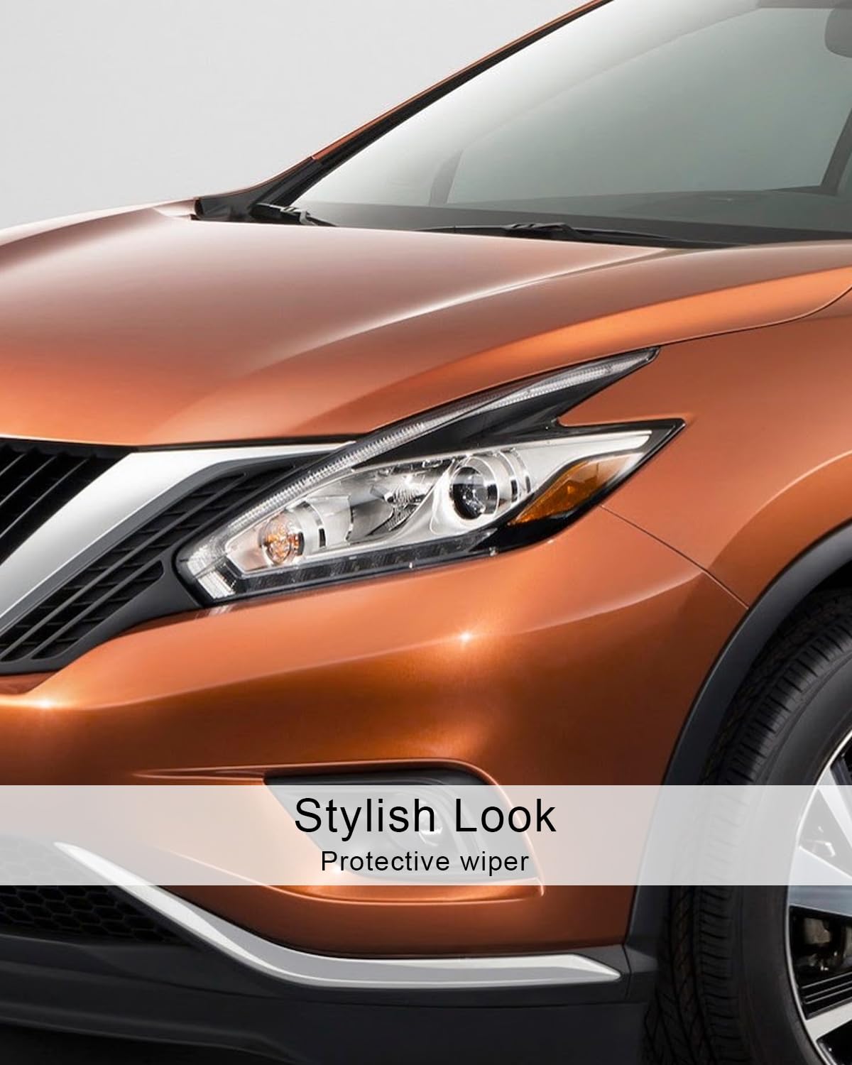 Front Windshield Wiper Cowl Cover LH and RH Fit for Nissan Murano 2015 2016 2017, Fender to Cowl Hood Side Seal Extension Trim P