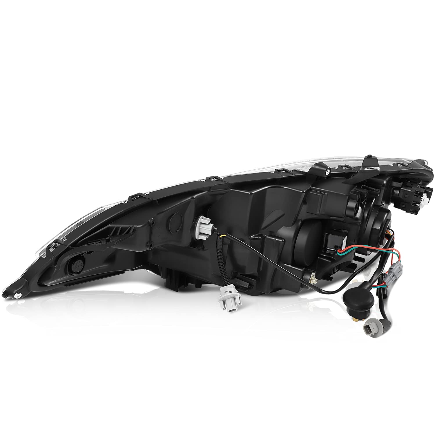 Roadfar -Led Drl Headlight Assembly For Honda Fit 2015-2020 Reflective Bowl Headlamp Driver/Passenger Side Replacement