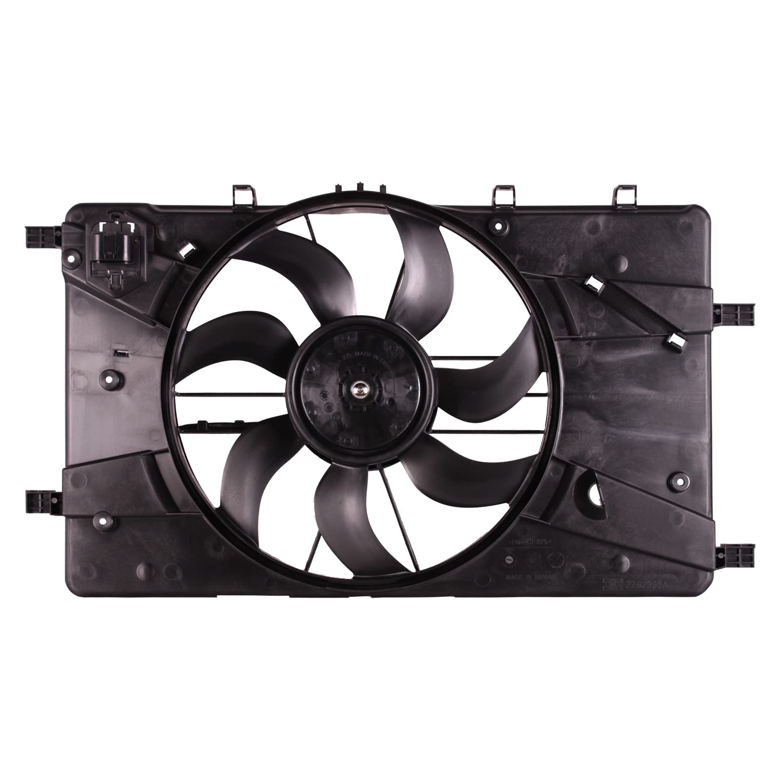 TYG OE Replacement(CAPA Quality) Cooling Fan Extra Silent for 2011-2016 Chevrolet Cruze 1.4L, 2016 Cruze Limited 1.8L, 2012-2017