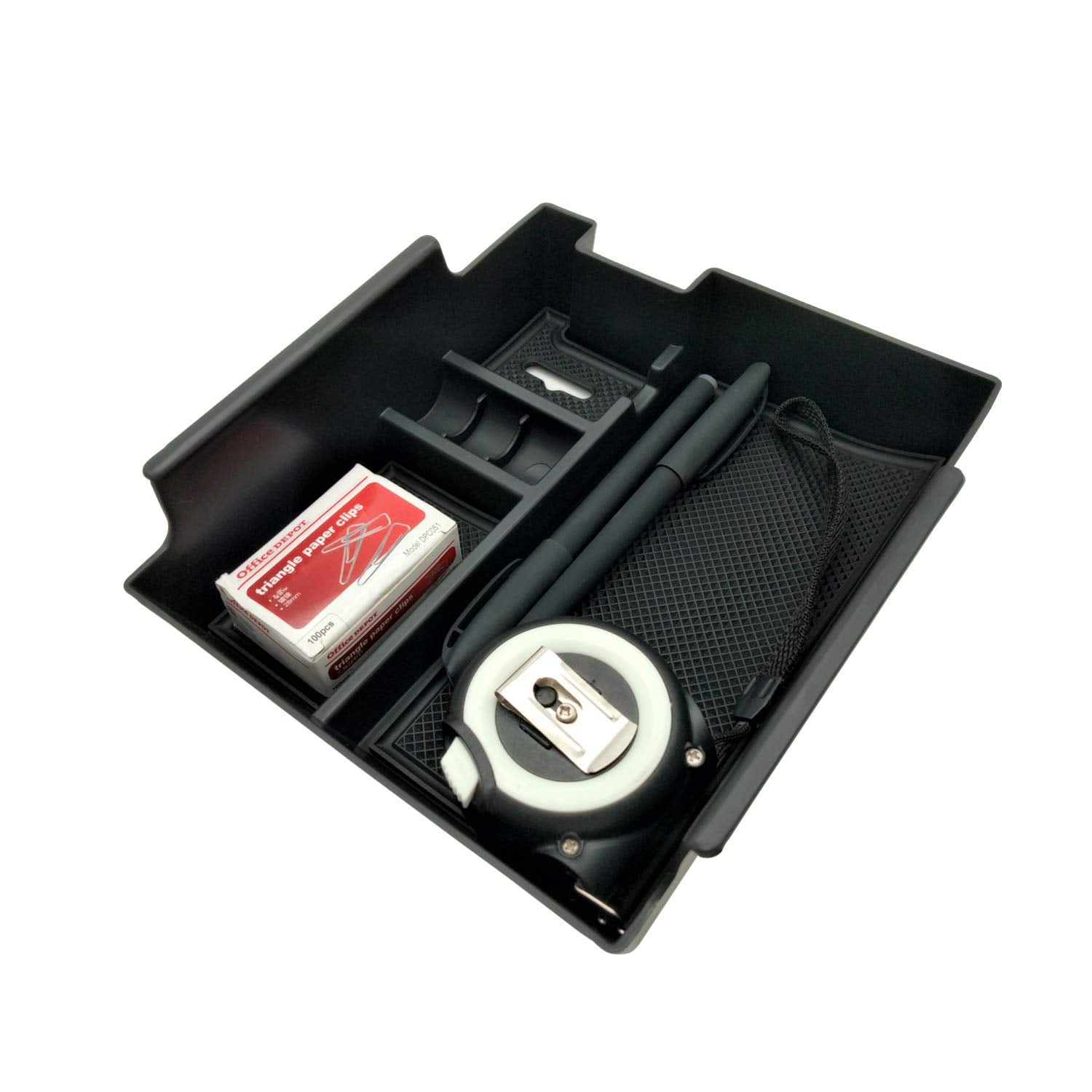 Jojomark Compatible With Ford Explorer 2012 2013 2014 2015 2016 2017 2018 2019 Center Console Tray Organizer, Armrest Secondary