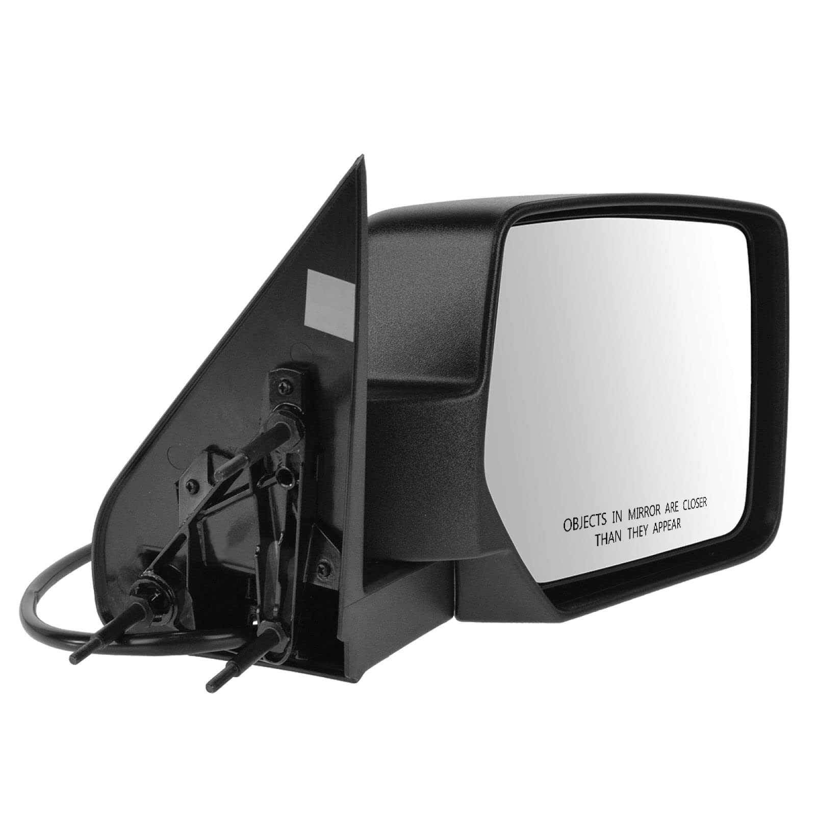 Trq Right Mirror With Heat With Memory Passenger Side Compatible With 2008-2012 Jeep Liberty Ch1321280