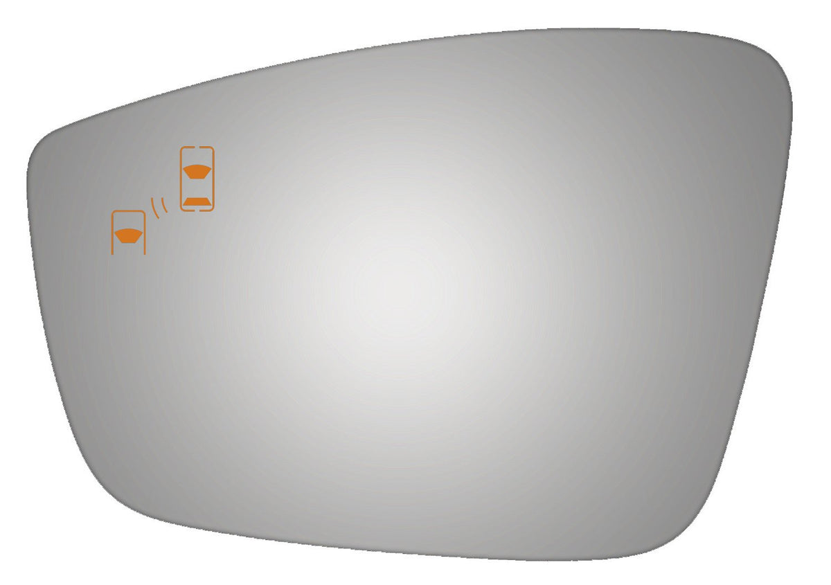 Burco 4371B Driver Side Mirror Glass w/Blind Spot for Volkswagen Beetle, Jetta