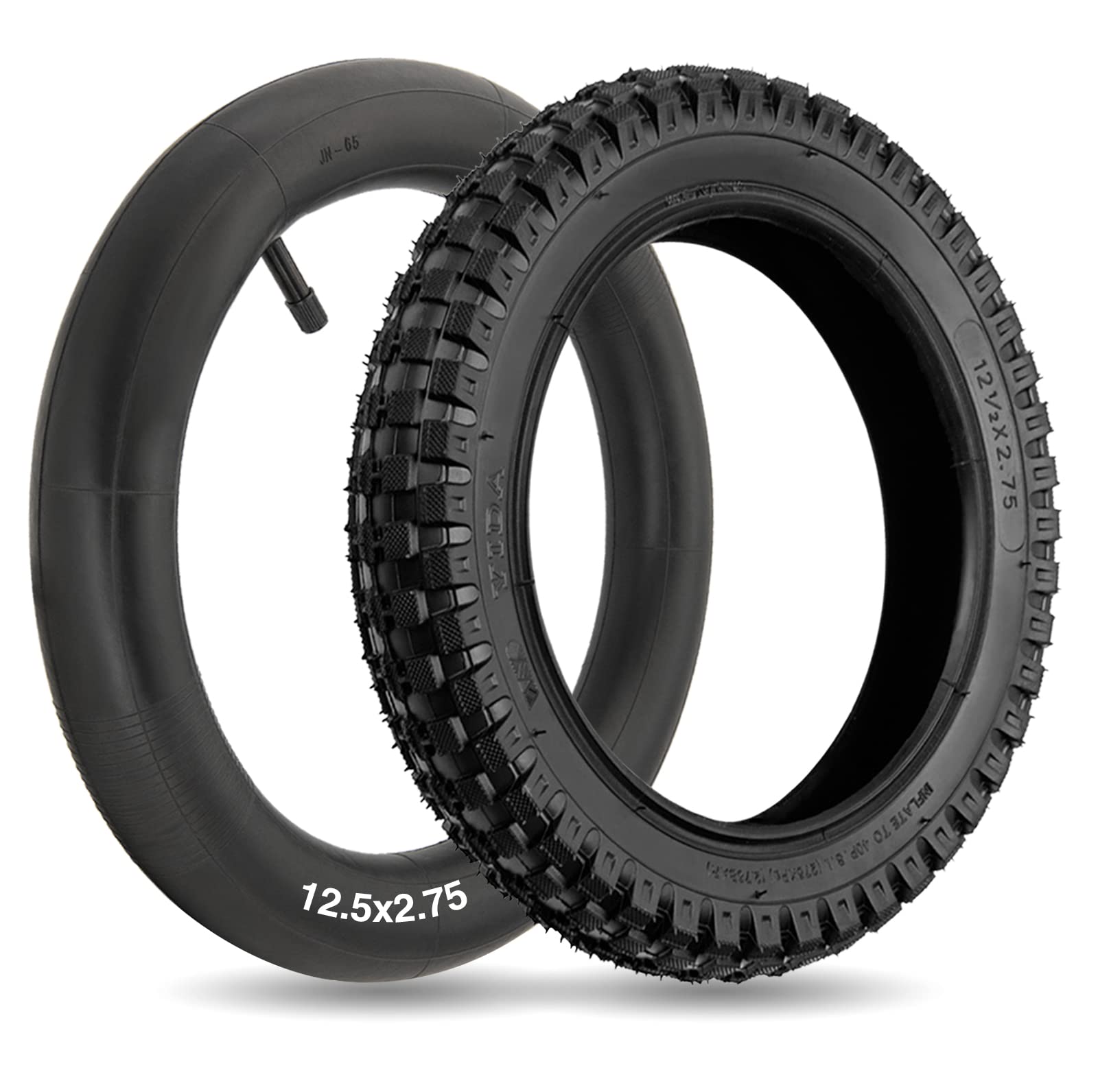 NOTETOUPT 12.5x2.75 Off-Road Tire & Inner Tube Set for Dirt Bikes, Scooters & More