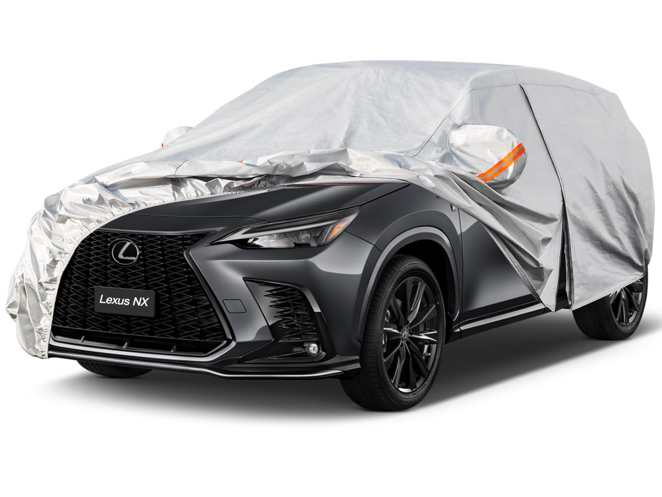 Kayme 6 Layers Suv Car Cover Custom Fit For Lexus Nx 300 350 (2015-2025) Waterproof All Weather For Automobiles, Outdoor Full Co