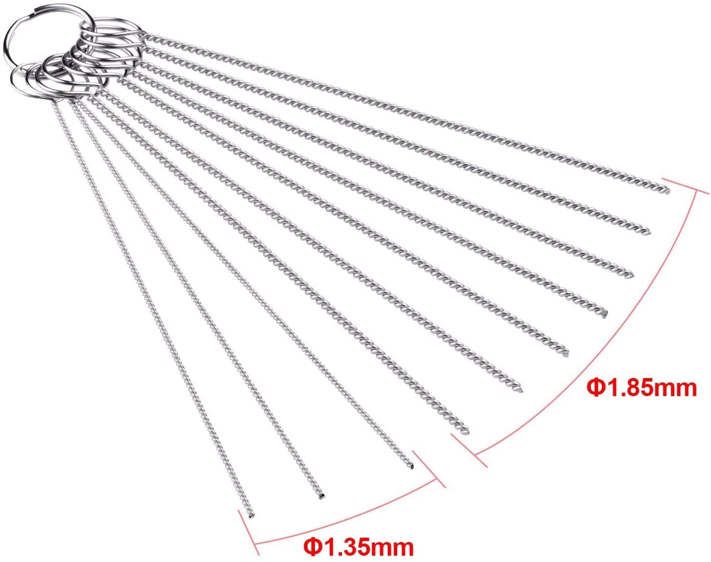 6 Set Carburetor Carbon Dirt Jet Remove Cleaner 39 Cleaning Wires Set + 30 Cleaning Needles + 15 Nylon Brushes For Motorcycle At