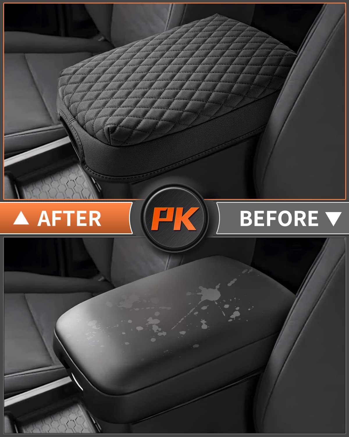 Shademax Custom Fit For Center Console Cover Nissan Frontier 2024 2023 2022 Armrest Cushion Pad Cover Pu Leather Frontier Access