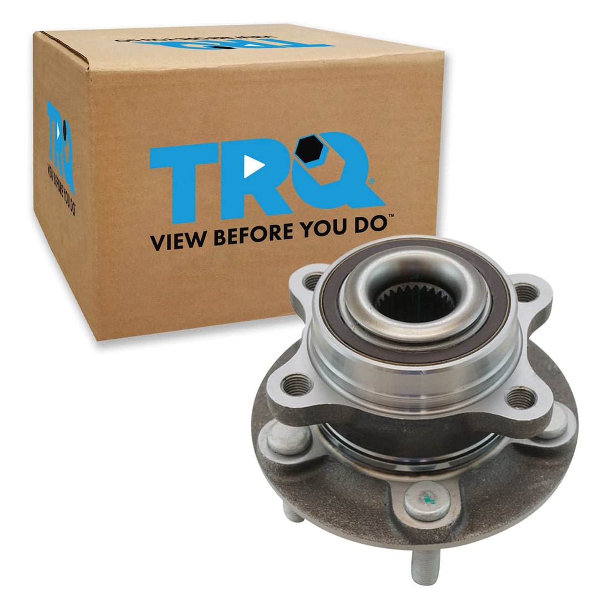 Trq Front Left Right Rear Wheel Hub Bearing Assembly Driver Passenger Side Compatible With 2013-2020 Ford Fusion 2019-2020 Polic