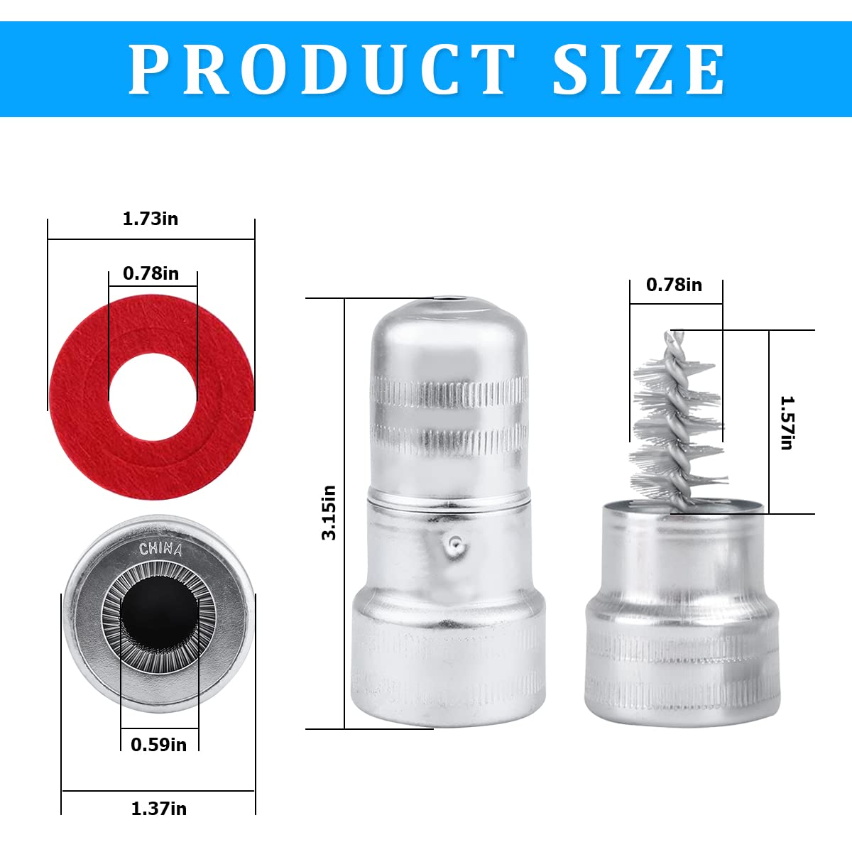 12PCS Battery Terminal Anti Corrosion Washers Protector Fiber and 2PCS Cleaning Brush, Automotive Accessories Universal for Car,
