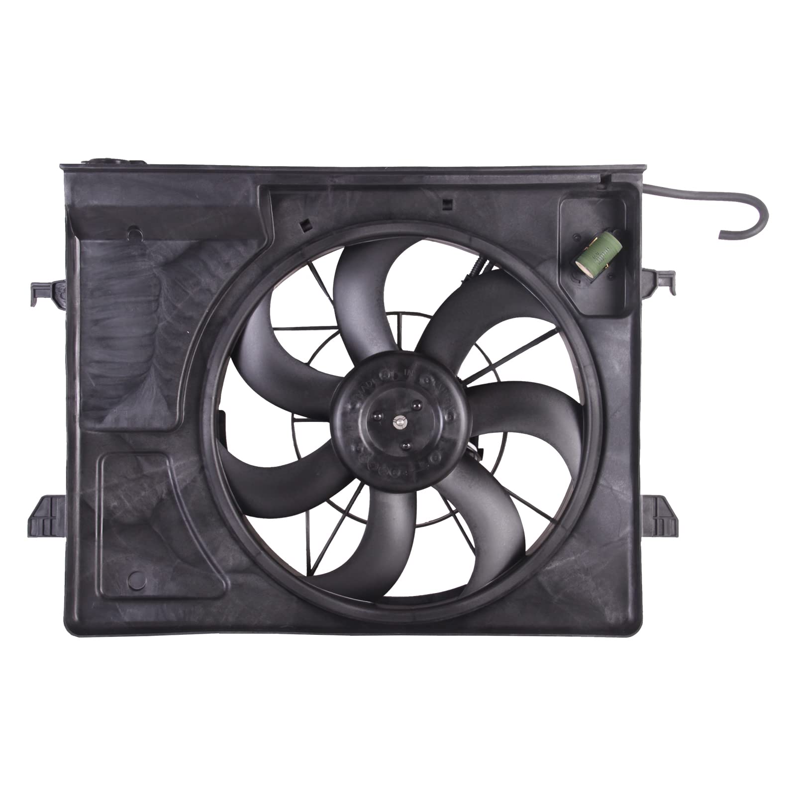 TYG OE Replacement(CAPA Quality) Cooling Fan Extra Silent for 2010(from 8-26 '10)-2013 Kia Forte Sedan, 2011-2013 Forte Hatchbac