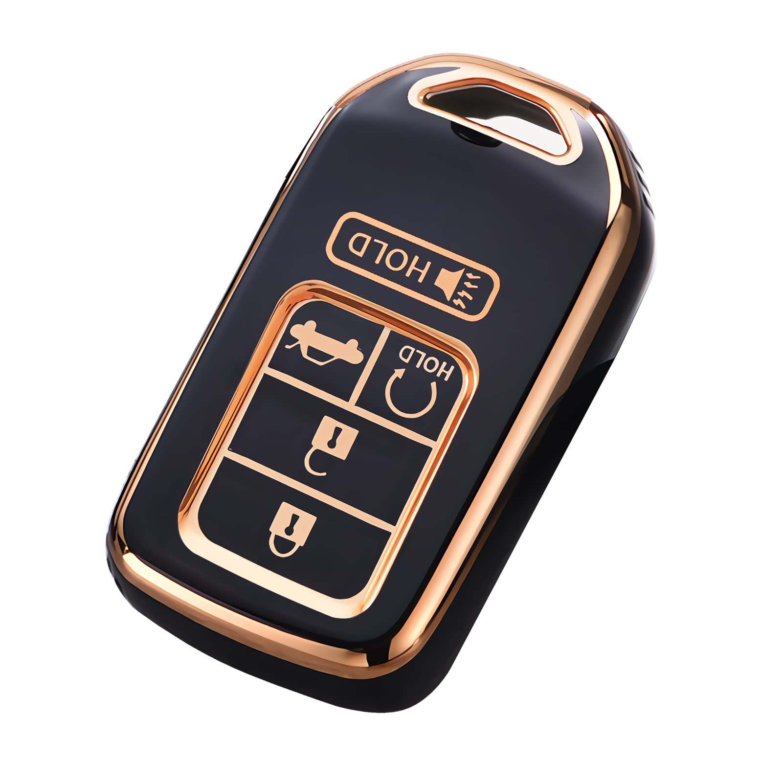 Cacacar For 2016-2022 Honda Key Fob Cover, Premium Soft Tpu Full Protection Key Fob Case For Accord Civic Crv Pilot Ridgeline Pa