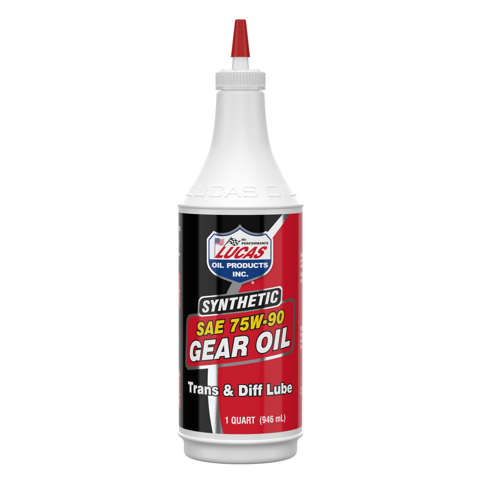 Lucas Oil 10047-PK12 75W90 Synthetic Gear Oil - Pack of 12