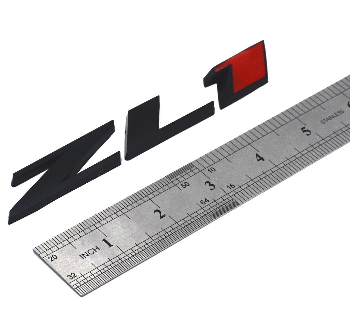 Aimoll Zl1 Camaro Emblem 3D Badge Letter Rear Side (2Pcs Chrome)