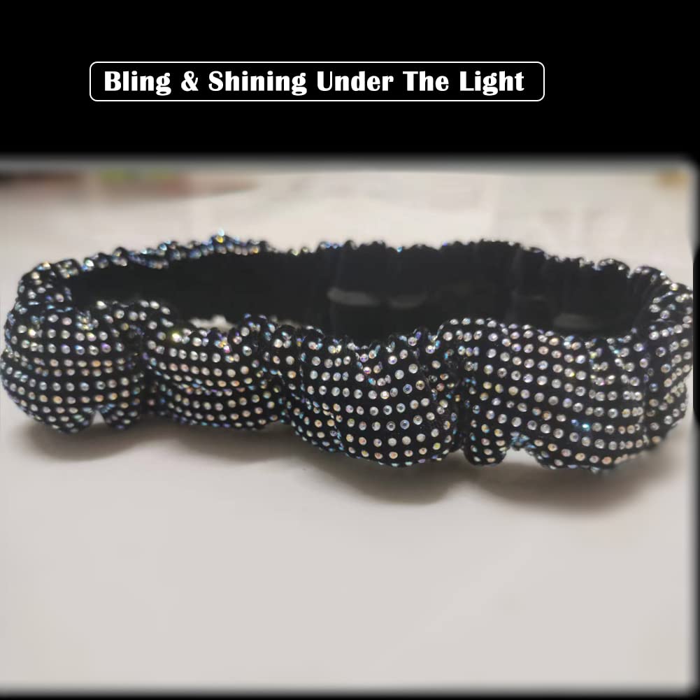 Beaumile Bling Rearview Mirror Accessories Elastic Plush Car Rear View Mirror Cover for Women Bling Car Accessories Universal Fi