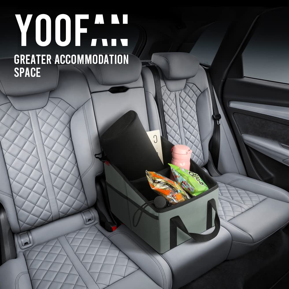 Car Seat Organizer - Passenger Seat Organizer, Collapsible Small Car Seat Storage Organizer For Console Front Or Back, Automotiv
