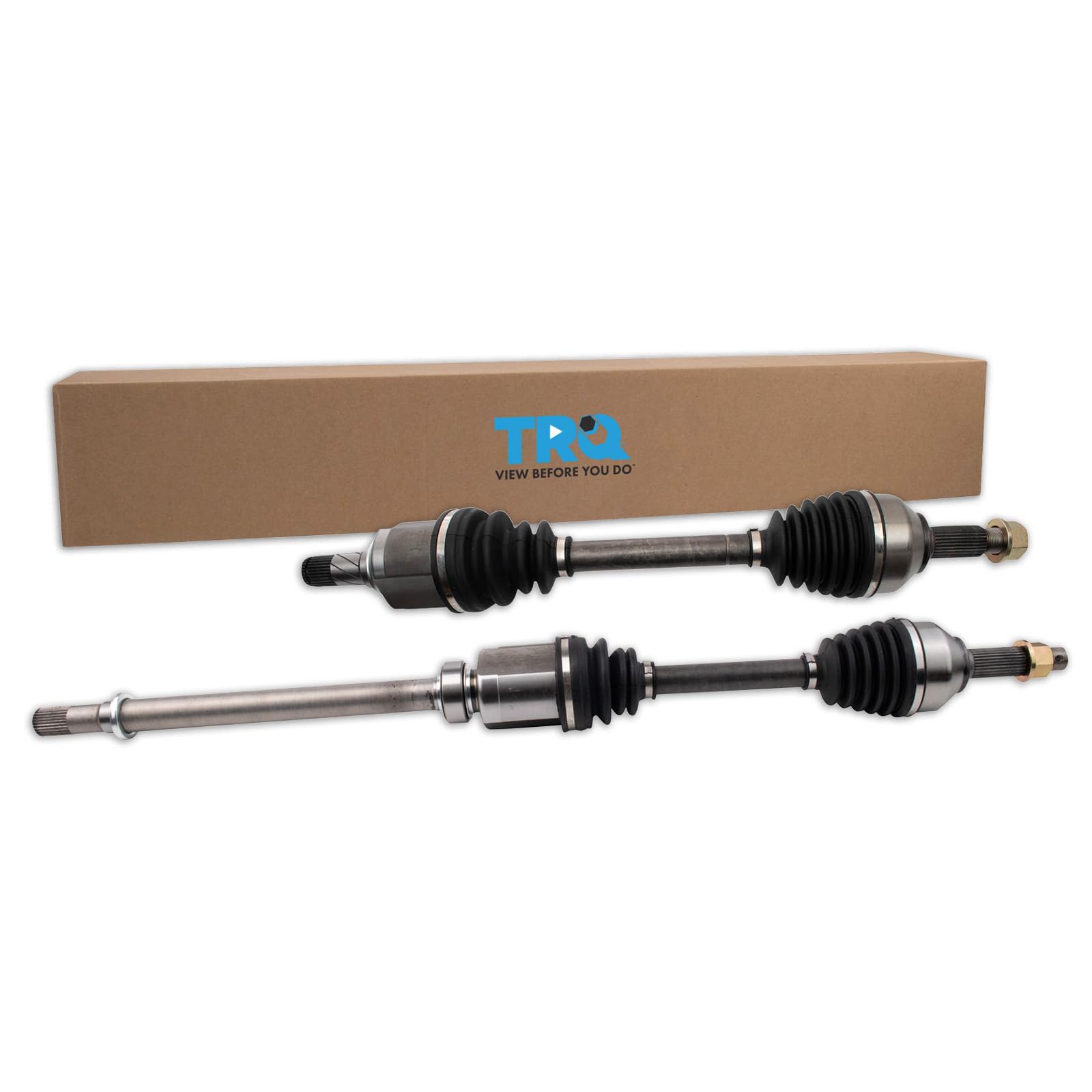 TRQ Front CV Axle Shaft Assembly Set Compatible with 2007-2012 Nissan Altima