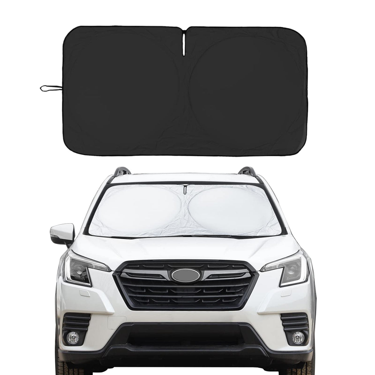 Insauto For Subaru Impreza Windshield Sun Shade Fit For Crosstrek Baja Xv Crosstrek 2012-2022 Foldable Sunshade Car Sun Visor Co