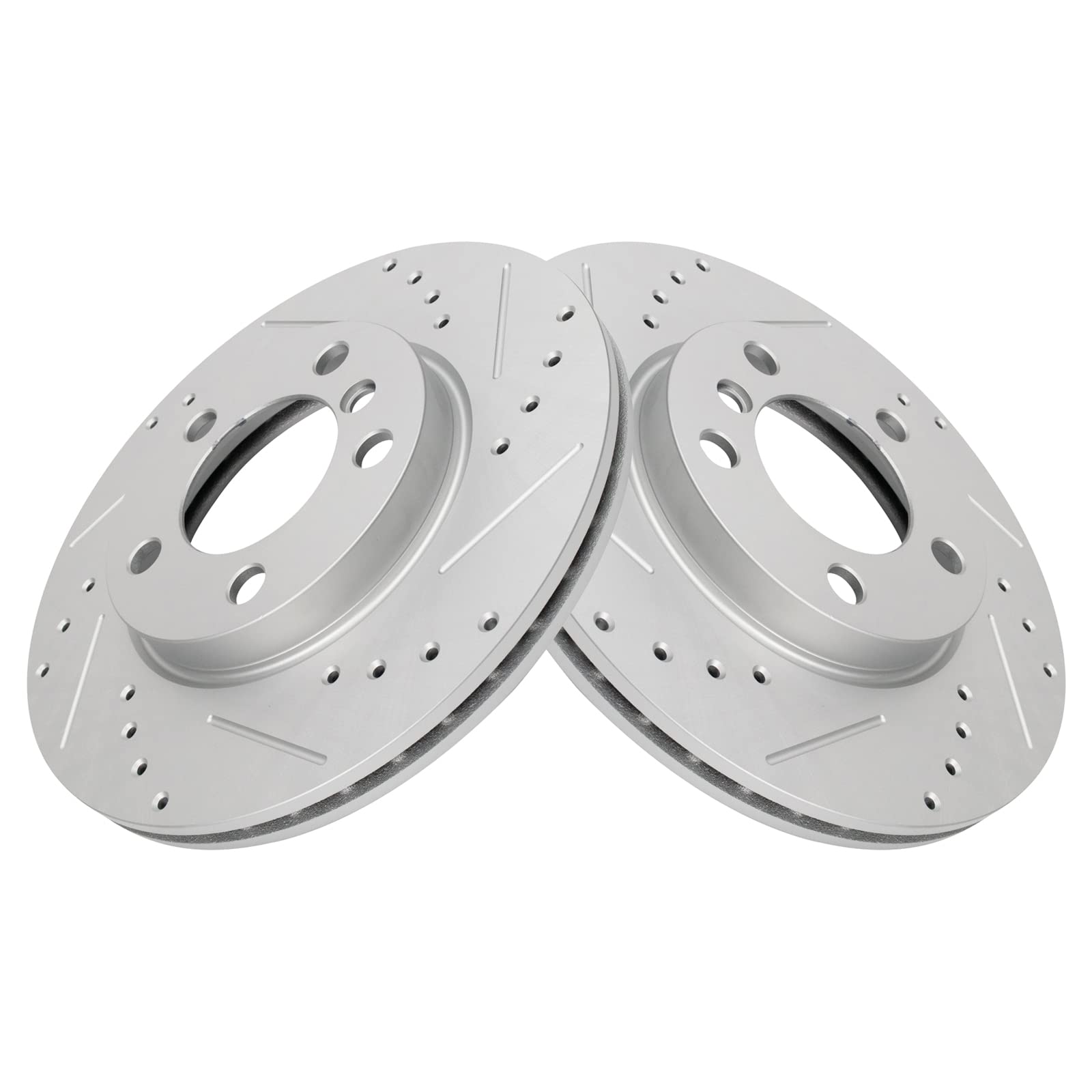 Trq Front Performance Brake Rotors Set Premium G-Coated Compatible With 2011-2016 Mini Cooper Countryman 2013-2016 Cooper Pacema