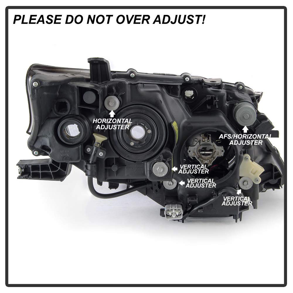 Acanii - For 2010-2012 Lexus Rx350 [Afs/Hid Xenon] Projector Headlight Headlamps New Replacement Left Driver Side
