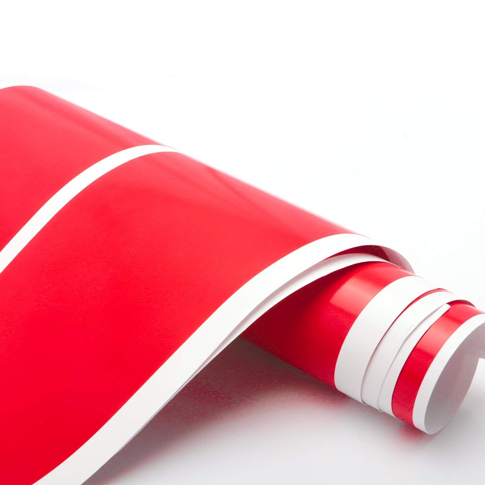 Xotic Tech Fender Stripes Hash Marks Vinyl Decal Universal Compatible With Car Truck Sticker Racing Stripe (Red)