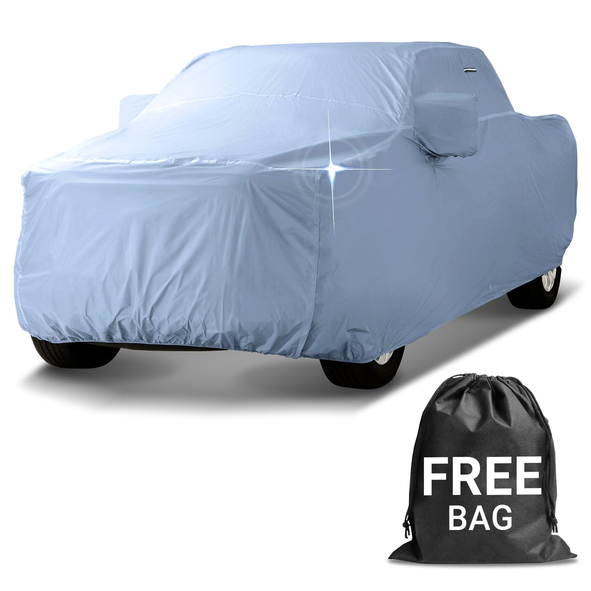 iCarCover 30-Layer Premium Truck Car Cover Waterproof All Weather | Rain Snow UV Protection Full Car Covers | F-150 Super, Ram 1