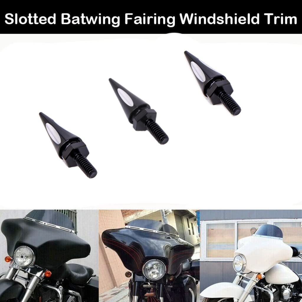Cwxedn Fairing Bolts Windshield Trim Spikes Screws Bolts Kit Compatible With 1996-2013 Harley Touring Ultra Limited Electra Glid