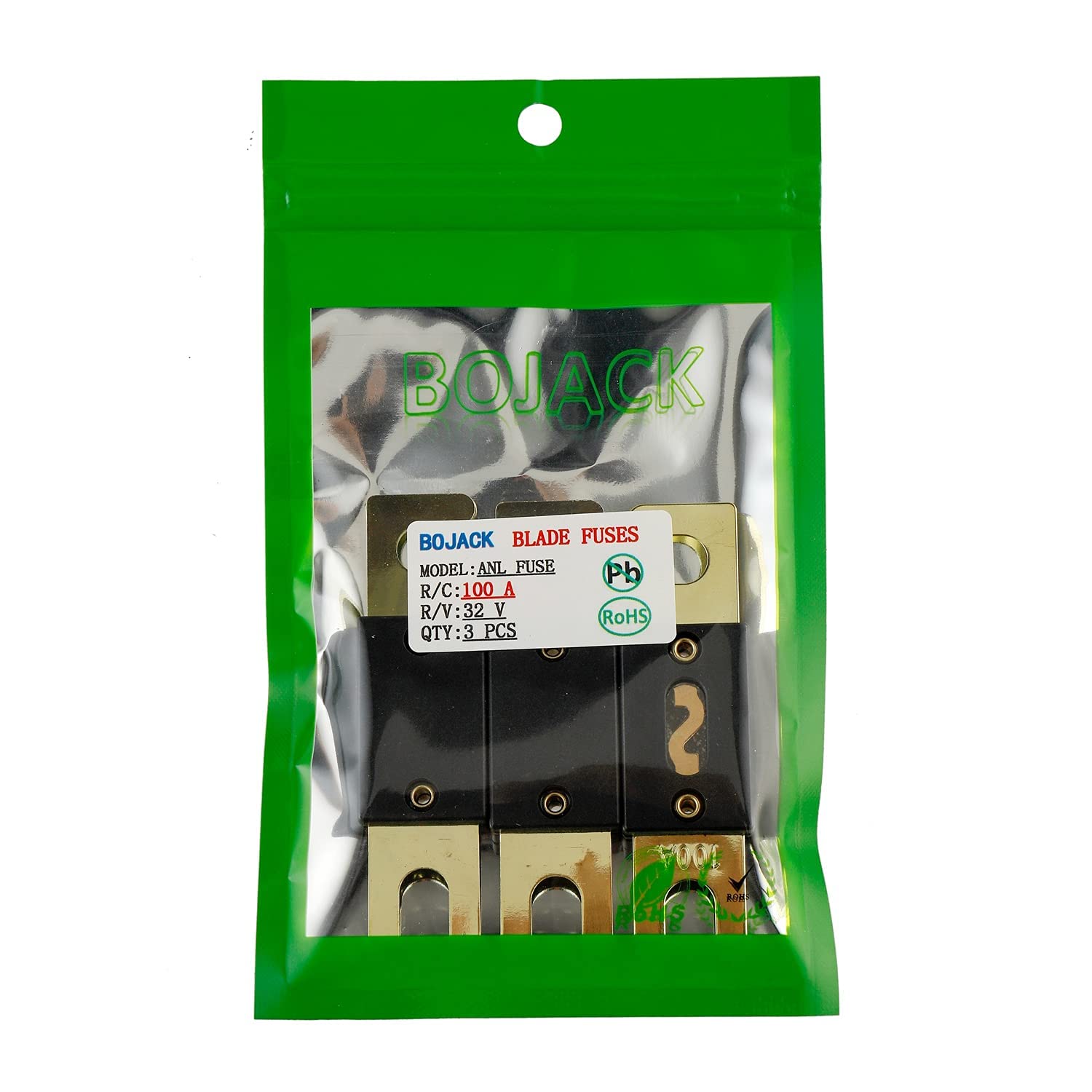 Bojack 100 Amp 32 Vdc Anl Blade Fuse For Car Audio And Video System(Pack Of 3 Pcs)