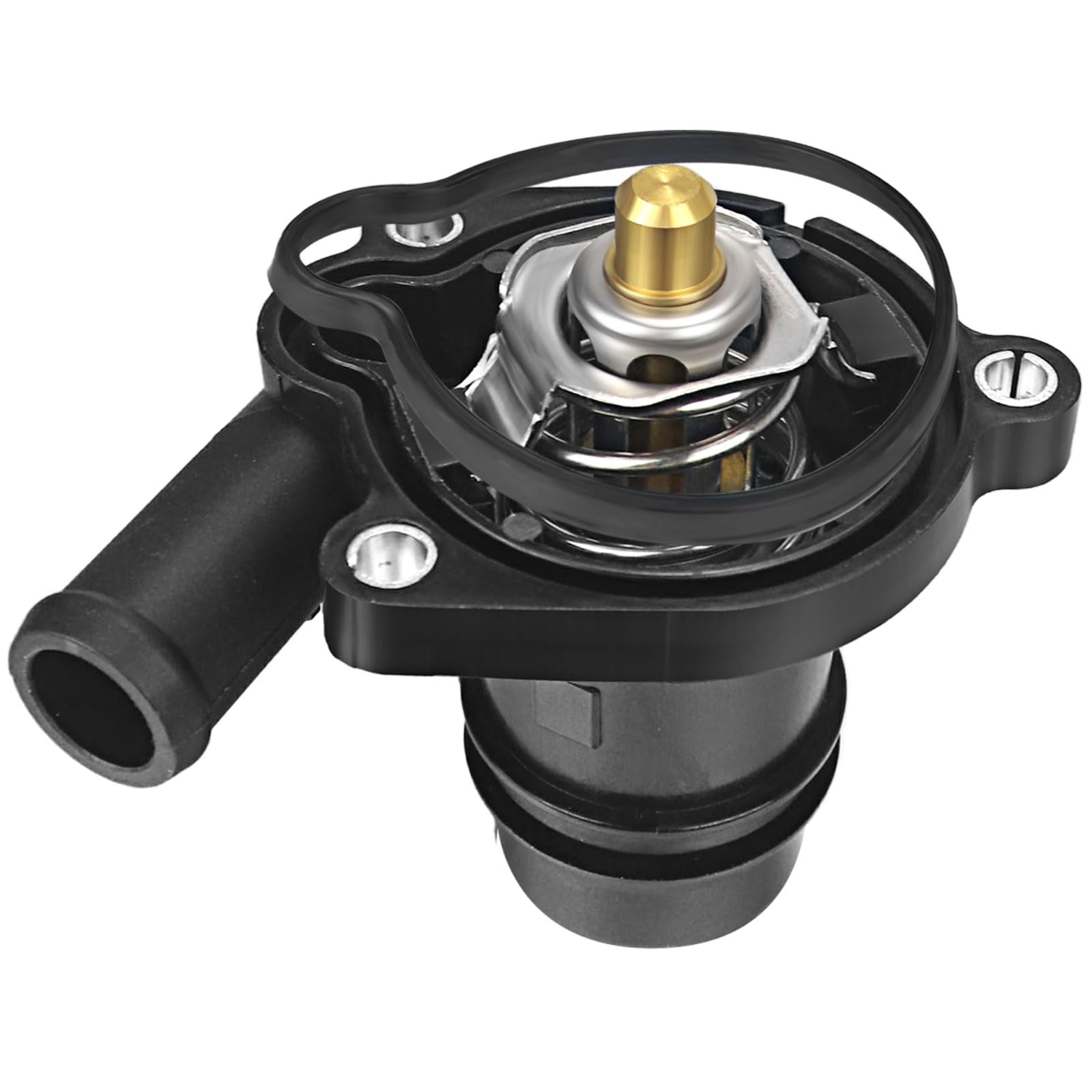 Upgraded 55565336 902-808 Engine Coolant Thermostat Housing Assembly Fit For 2011-2019 Che-Vy Cru-Ze Sonic Trax Limited 1.4 L Replaces 55593034 55579010 By Sikawai