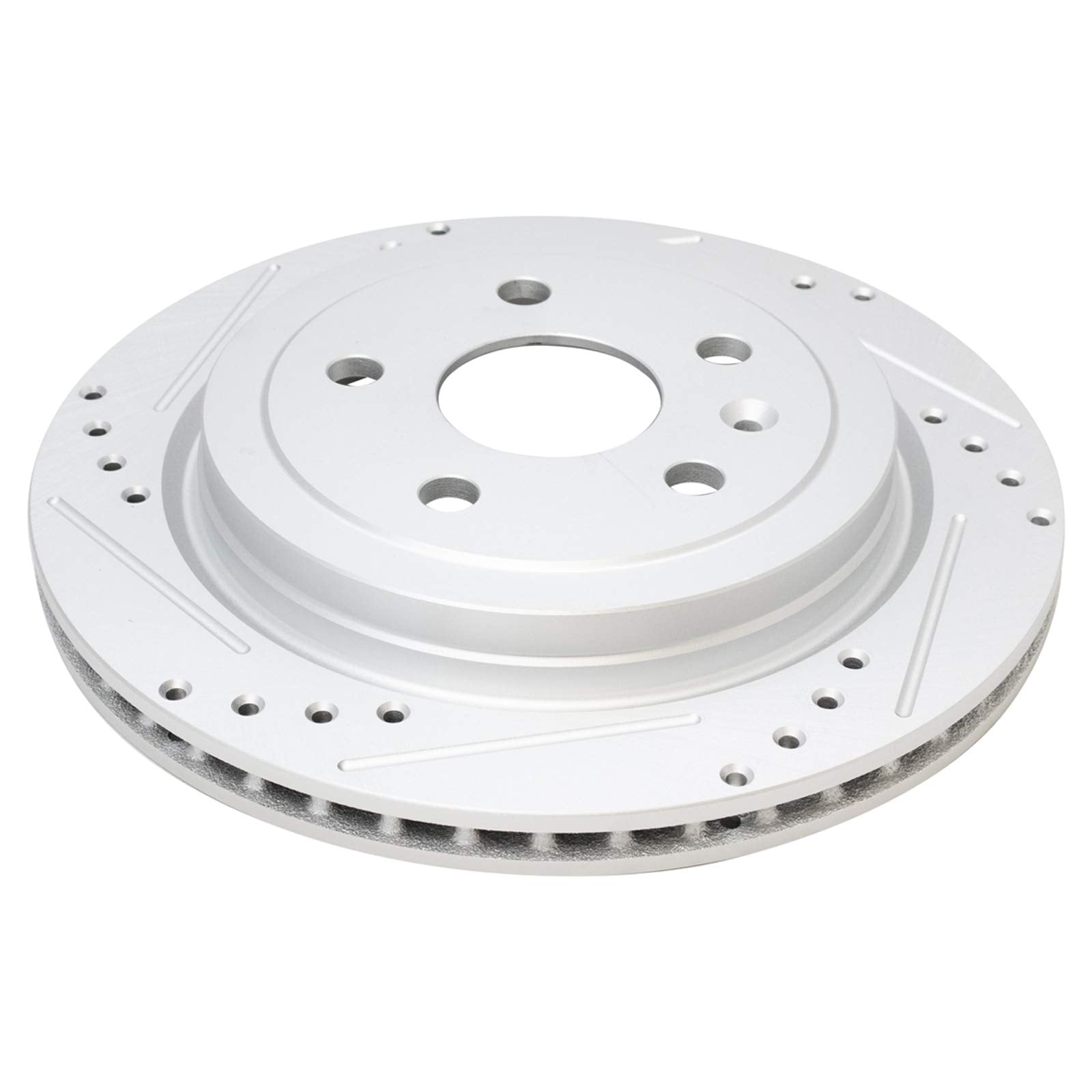 Trq Rear Performance Brake Rotors Set Premium G-Coated Compatible With 2008-2019 Cadillac Cts 2010-2015 Chevrolet Camaro