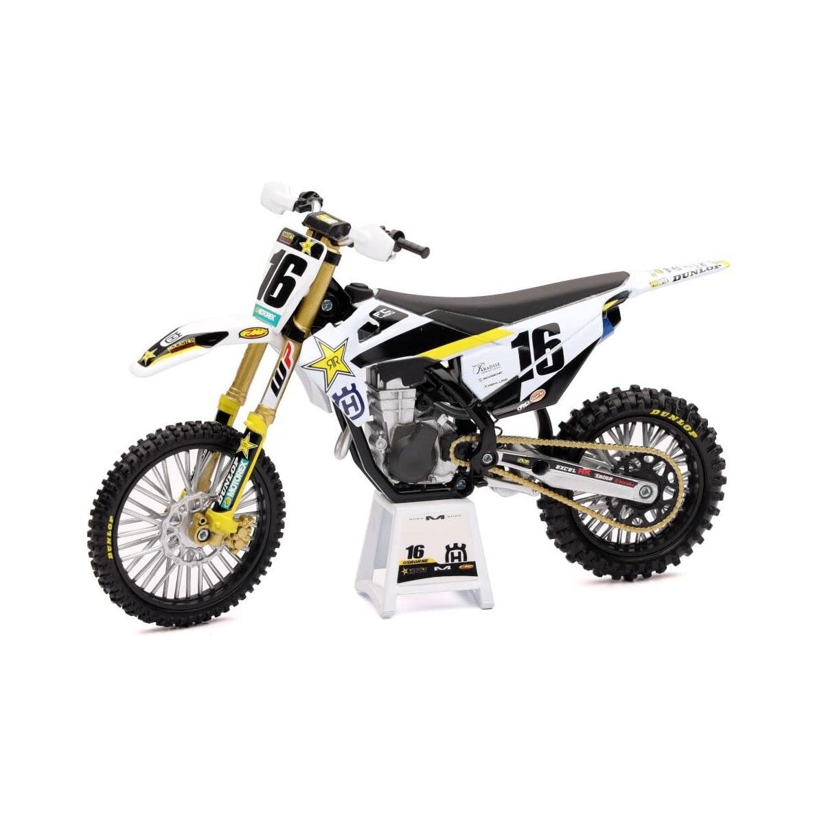 New Ray Toys - Husqvarna Rockstar Team Fc450 (Zach Osborne #16)/ Scale - 1:12 (58243)