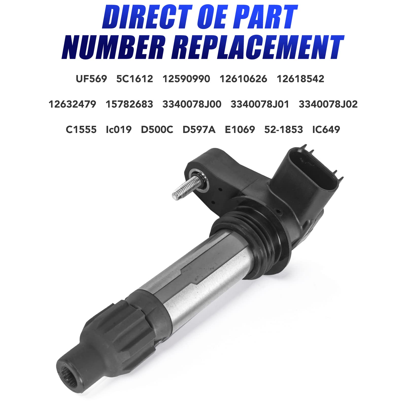 Set Of 6 Ignition Coil Pack And Spark Plugs For Gmc Acadia Terrain Chevy Traverse Impala Equinox Malibu Cadillac Srx Buick Encla