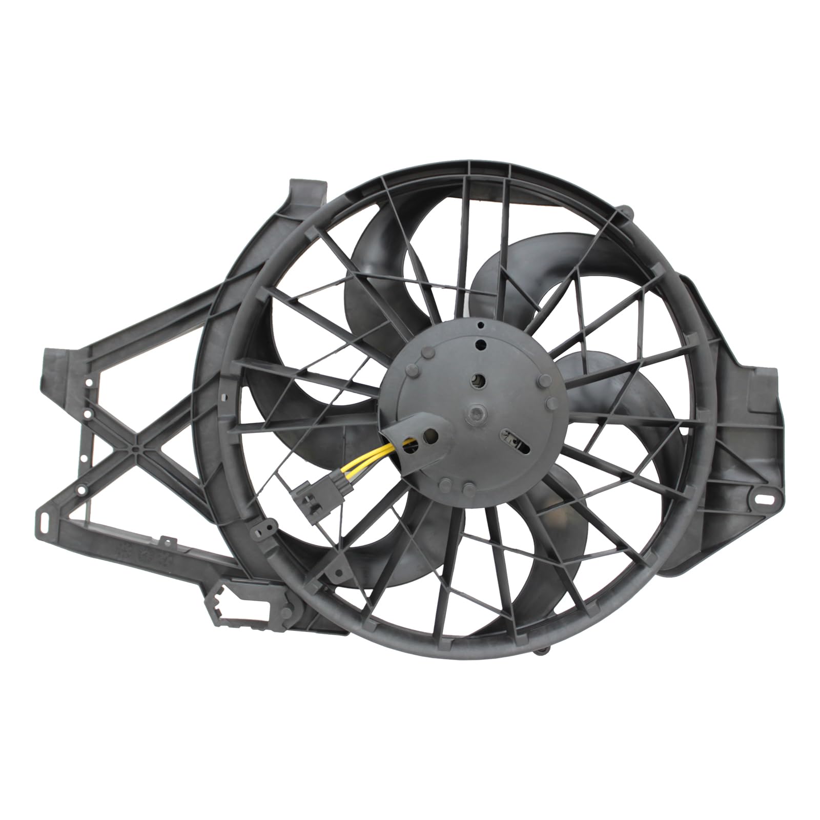 TYG Upgraded Cooling Fan Assembly for 1999-2004 Ford MUSTAND 3.8L | Racing-Level OE Replacement Engine Radiator for 3R3Z-8C607CA