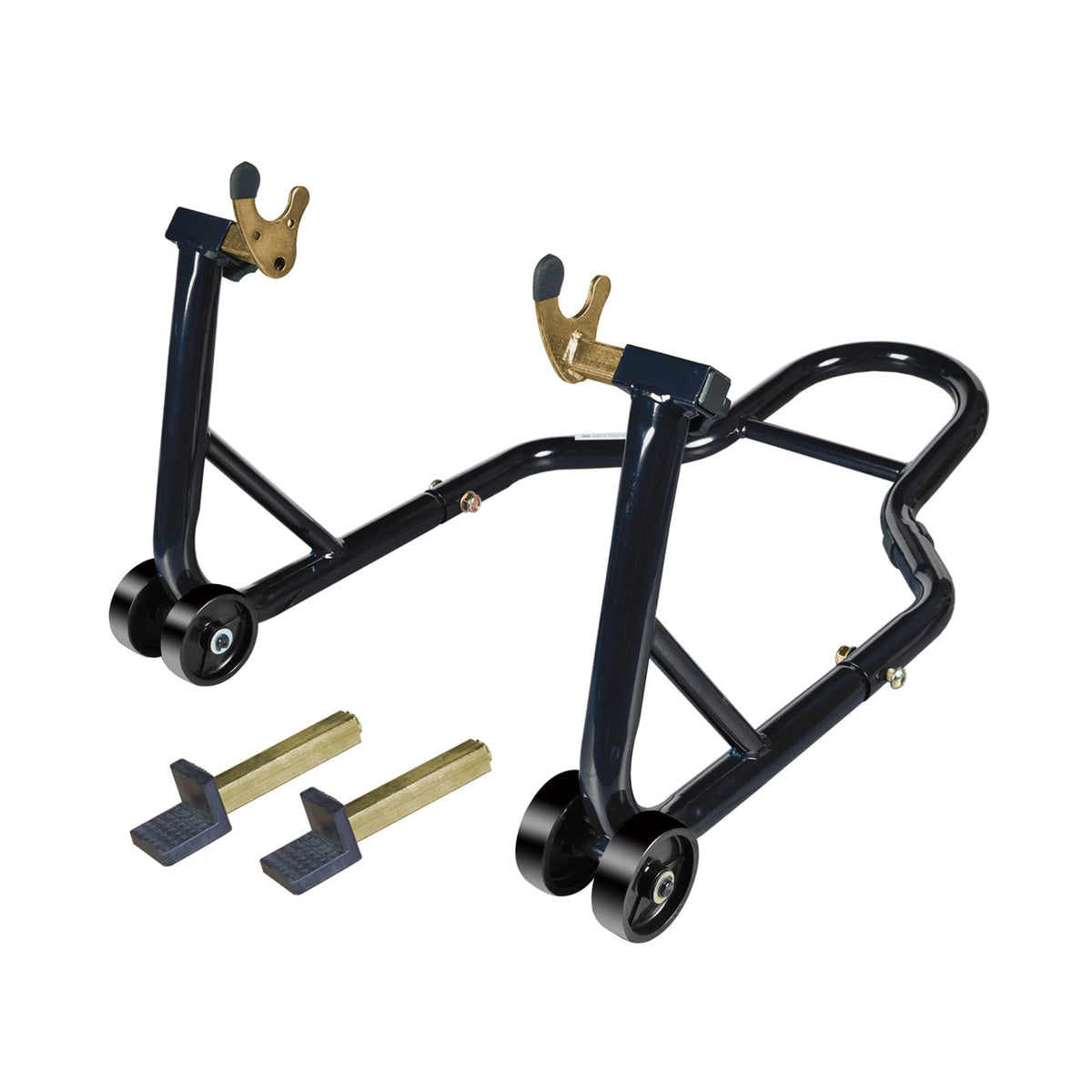 Motorcycle Stand Lift, Universal Paddock Lift Stand, 1100Lbs Front Rear Combo Stand Lift Stand, Rear U+L Fork Swingarm Spool Sta