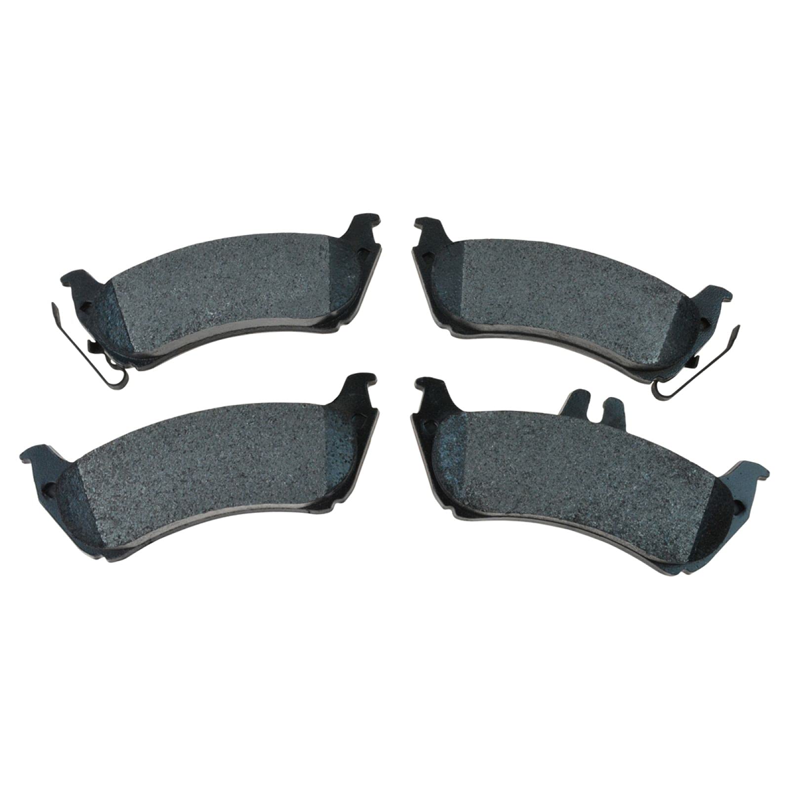 Trq Rear Brake Pad & Rotor Kit Brake Pad Wear Sensor Brake Pads Brake Rotor Semi-Metallic Compatible With 1999-2003 Mercedes-Ben