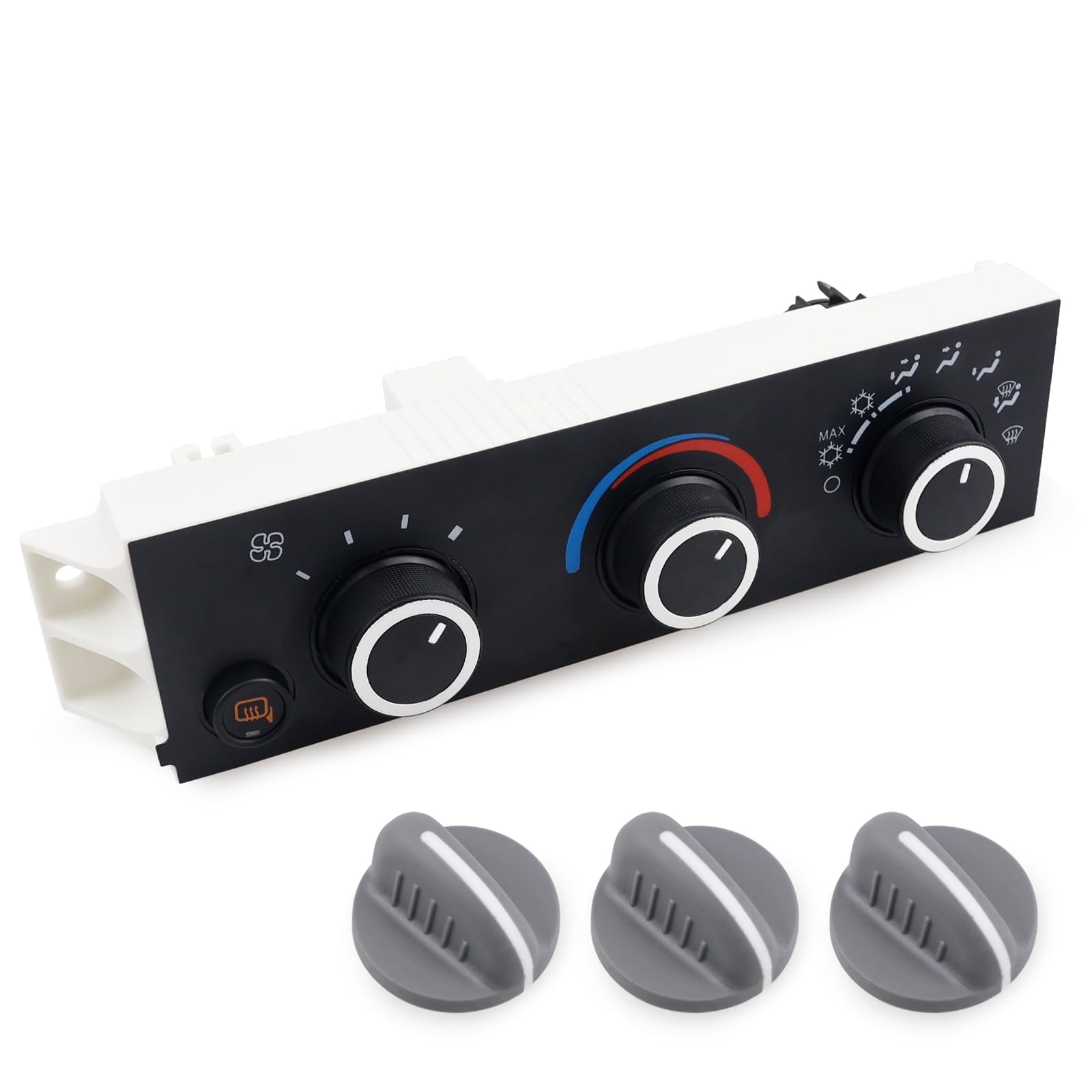 599-294 Heater A/C Control Switch,Front Climate Control Module Compatible with 2008-2021 Chevrolet Express 1500 2500 3500, 2009-