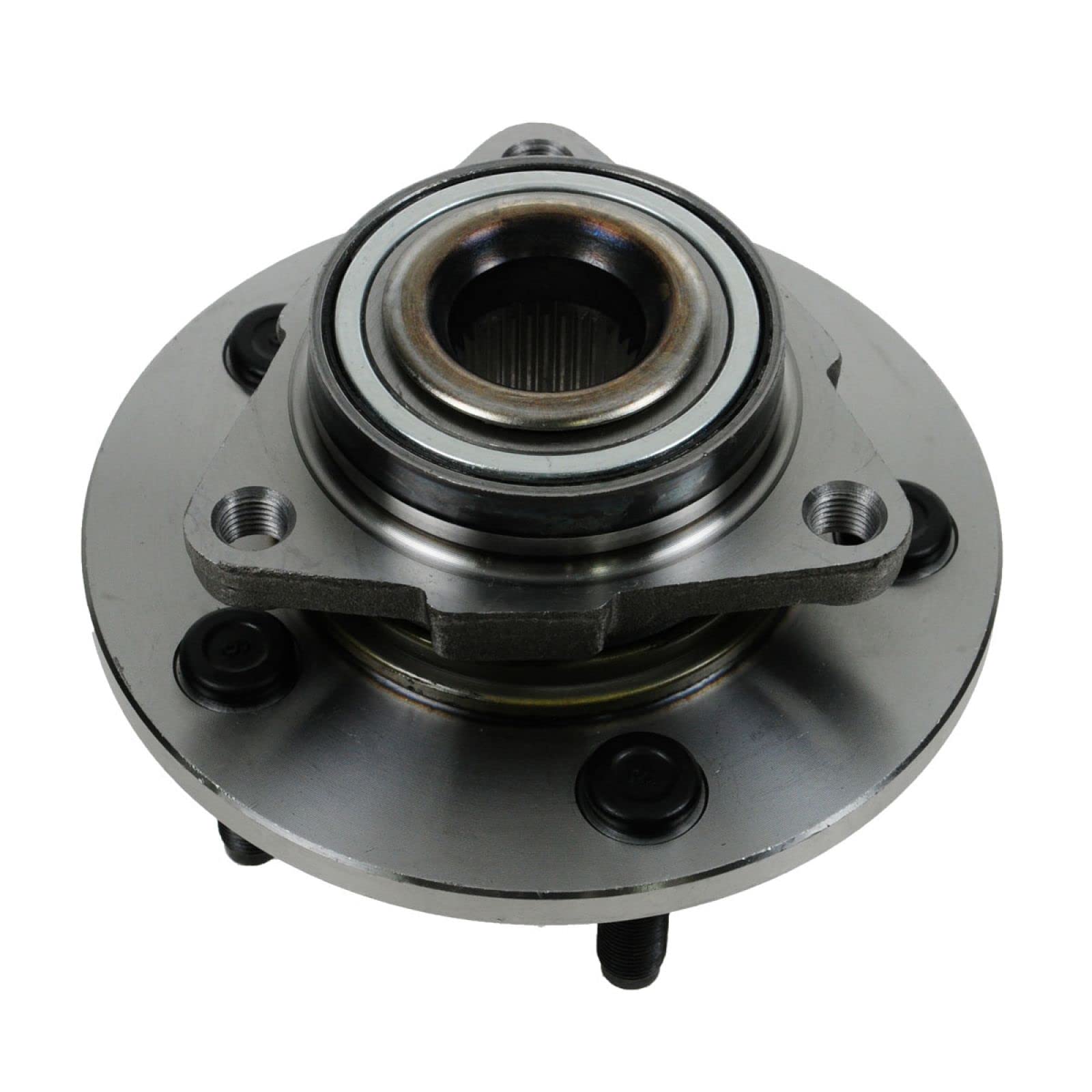 Trq Front Rear Wheel Bearing & Hub Assembly With Abs Sensor Compatible With 2002-2008 Dodge Ram 1500