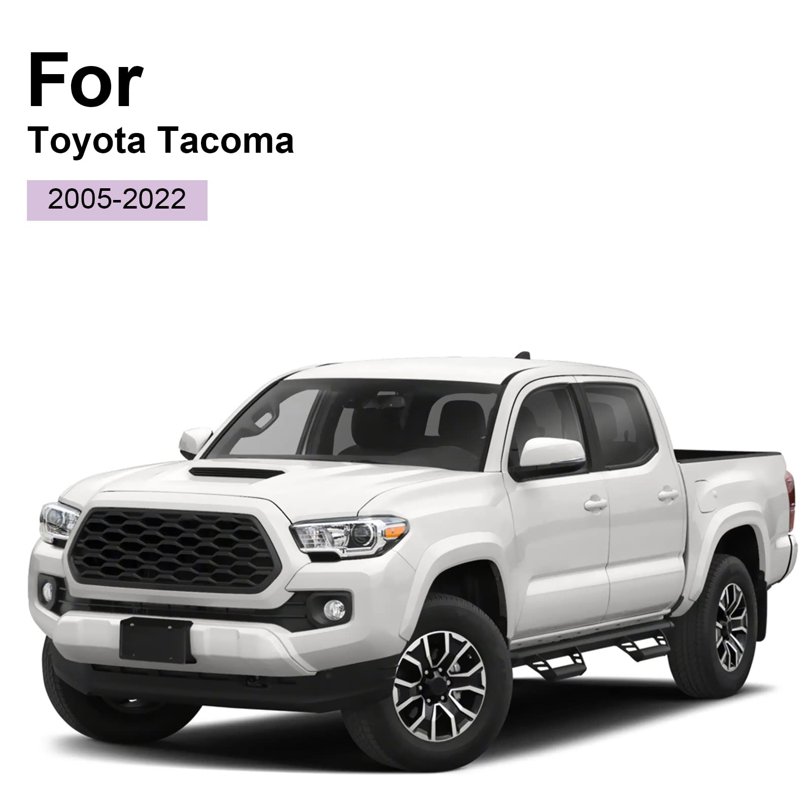 AZHZ Roof Rack Cross Bars Cargo Bars Roof Rack Luggage Rack for Toyota Tacoma 2005-2022 Black -150LBS Load Capacity (Not Fit Acc