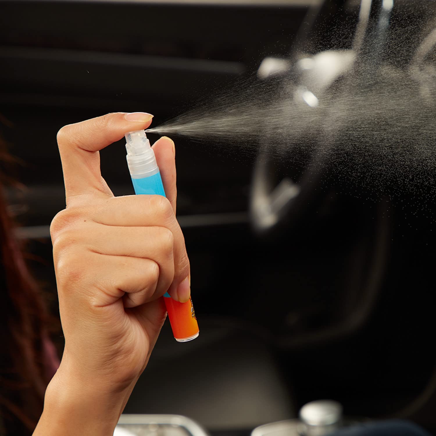 Armor All Fresh FX Car Air Freshener Spray Pump, On-The-Go Car Odor Eliminator Spray, Tranquil Skies Scent, 0.15 Oz