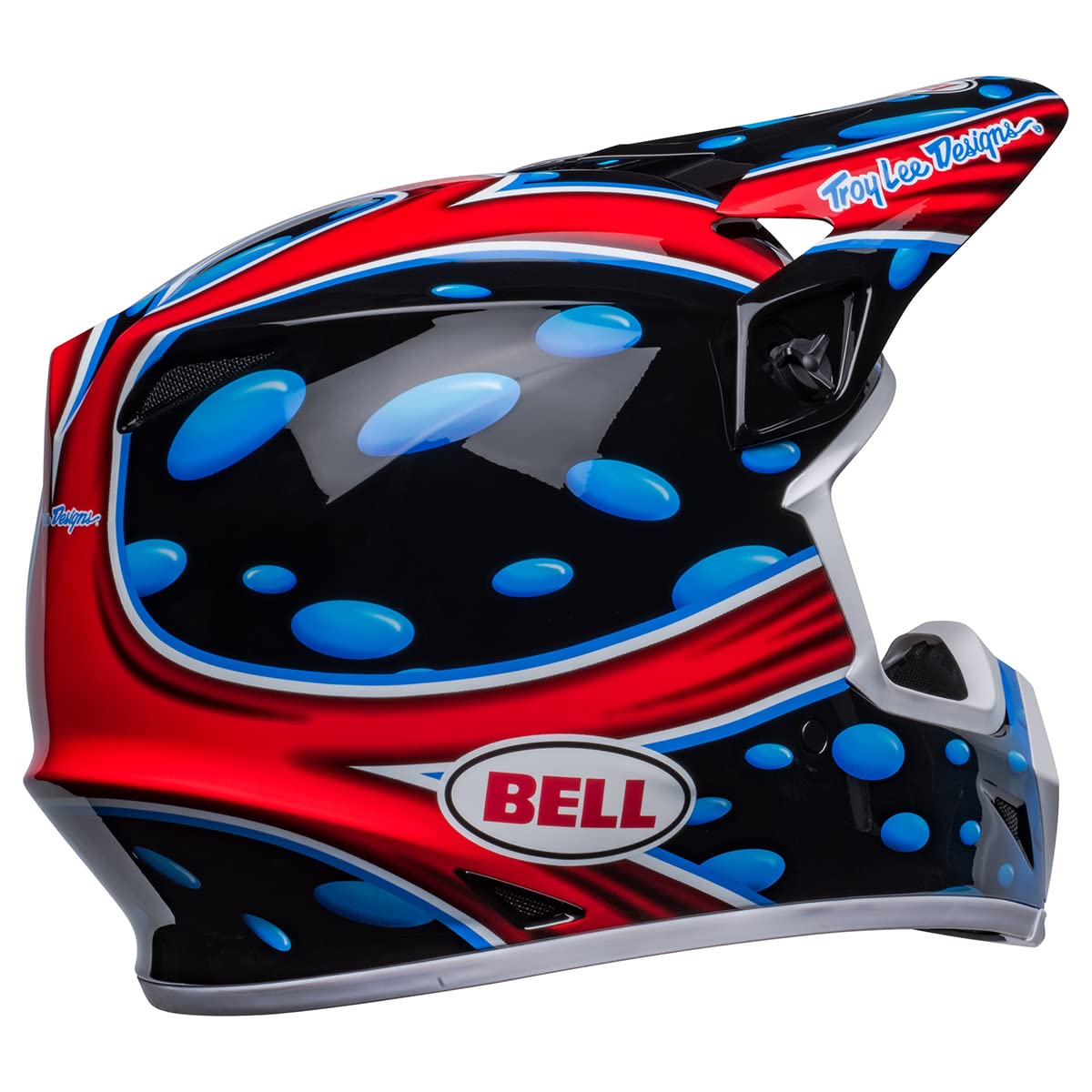 Bell Mx-9 Mips Dirt Helmet (Mcgrath Showtime 23 Gloss Black/Red - 2X-Large)