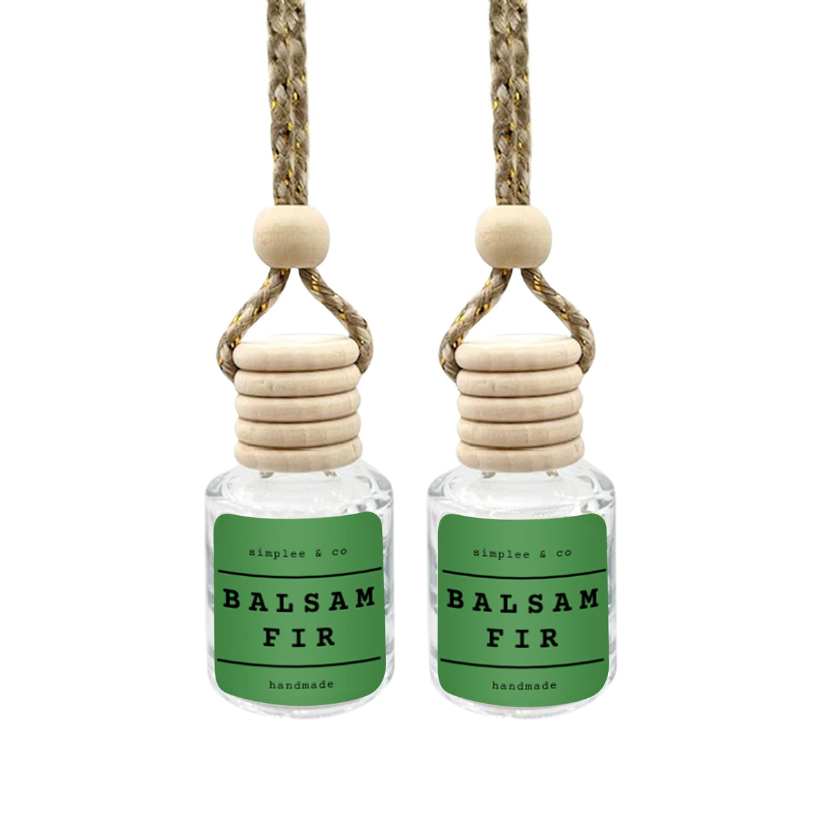 Balsam Fir Car Air Hanging Essential Oil, Car Air Freshener Diffuser, Long Lasting Essential Oils, Aromatherapy Vehicle Diffuser