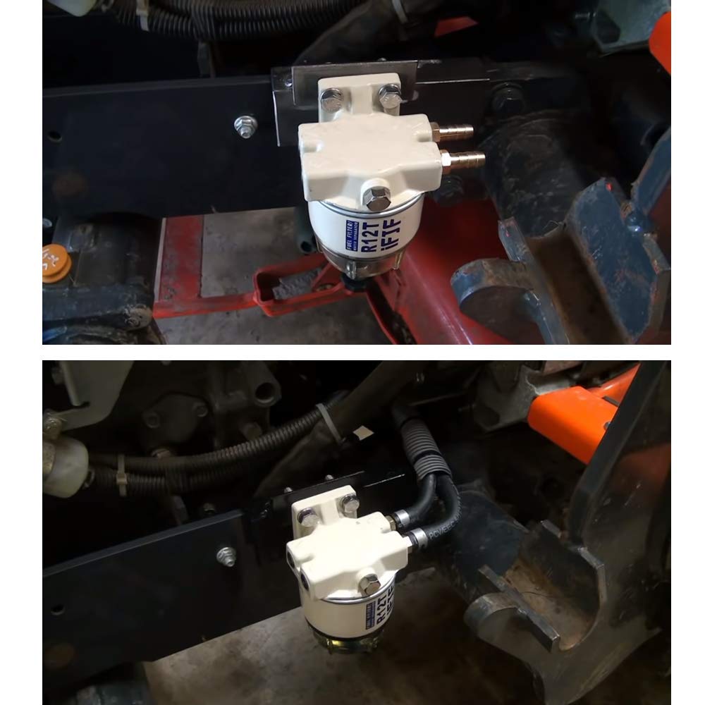 Ifjf R12T Fuel Water Separator Marine 120At Npt Zg1/4-19 Automotive Parts With Fitting -Complete Combo Filter Diesel Engine(Incl