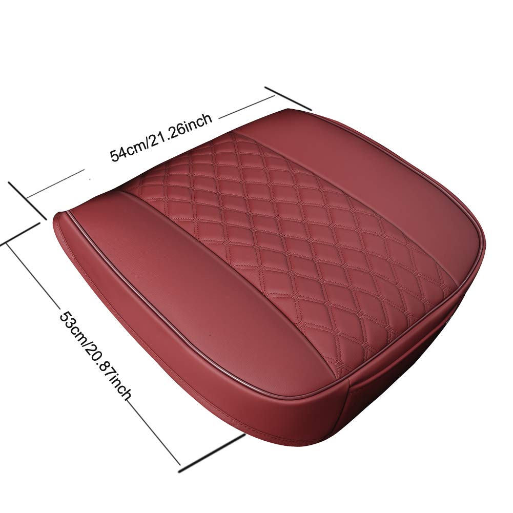 Black Panther 1 Piece Pu Car Seat Cover Front Seat Protector Compatible With 90% Vehicles,Embroidery,Anti-Slip & Full Wrapping B