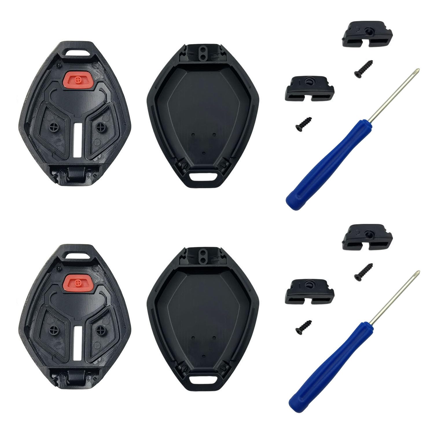 OVIOBOER Replacement Key Fob Shell Case Fits for Mitsubishi Eclipse Endeavor Galant Lancer Outlander Keyless Entry Remote Contro