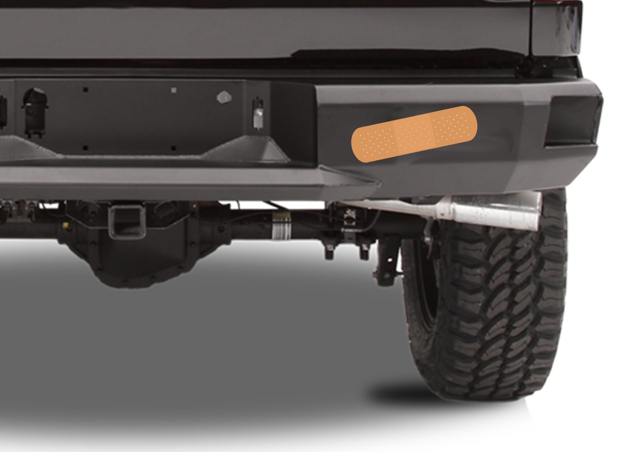 Rogue River Tactical Large Funny Ouch Band Aid Bandage Bumper Sticker Truck Rv Boat Window Auto Car Decal Dent Ding (1)