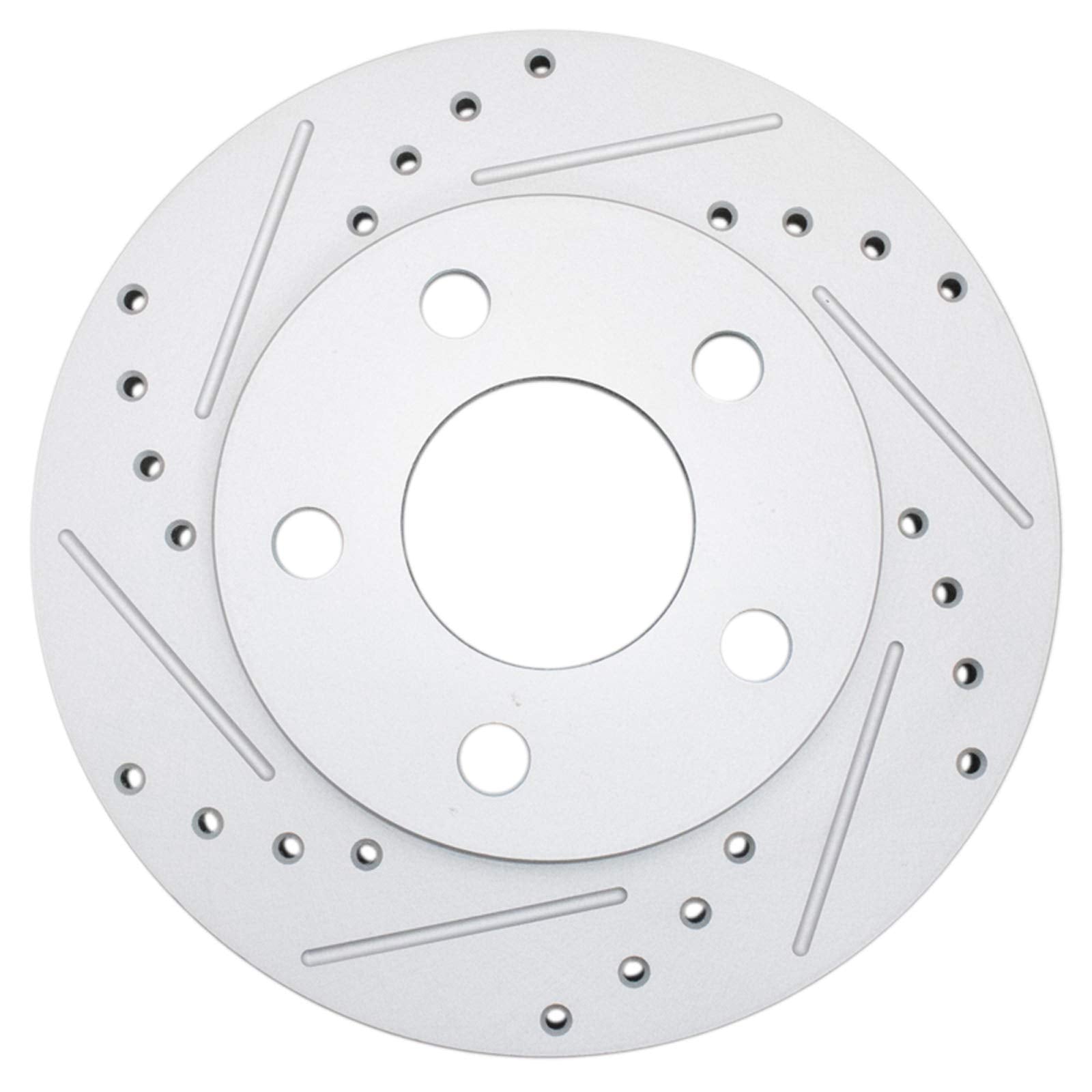 Trq Rear Performance Brake Rotor Drilled Slotted Pair For 2005-2009 Buick Allure / 2004-2008 Pontiac Grand Prix / 2010-2013 Chev