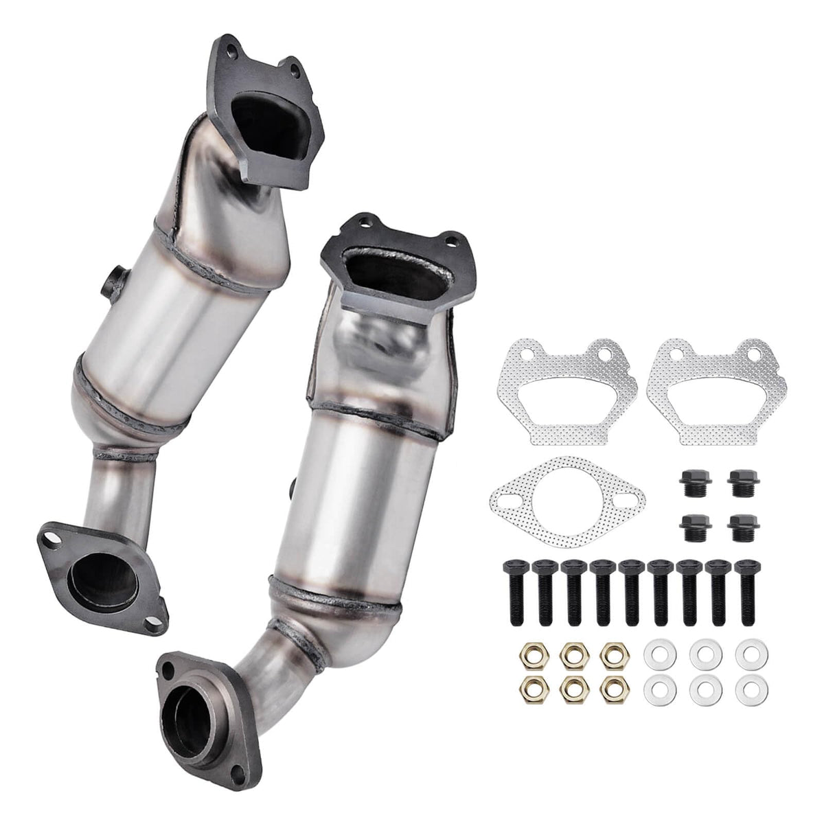 ZAIGANMA Front Rear Catalytic Converter Compatible with 2011-2019 Chrysler Town & Country Dodge Grand Caravan Journey Avenger 20