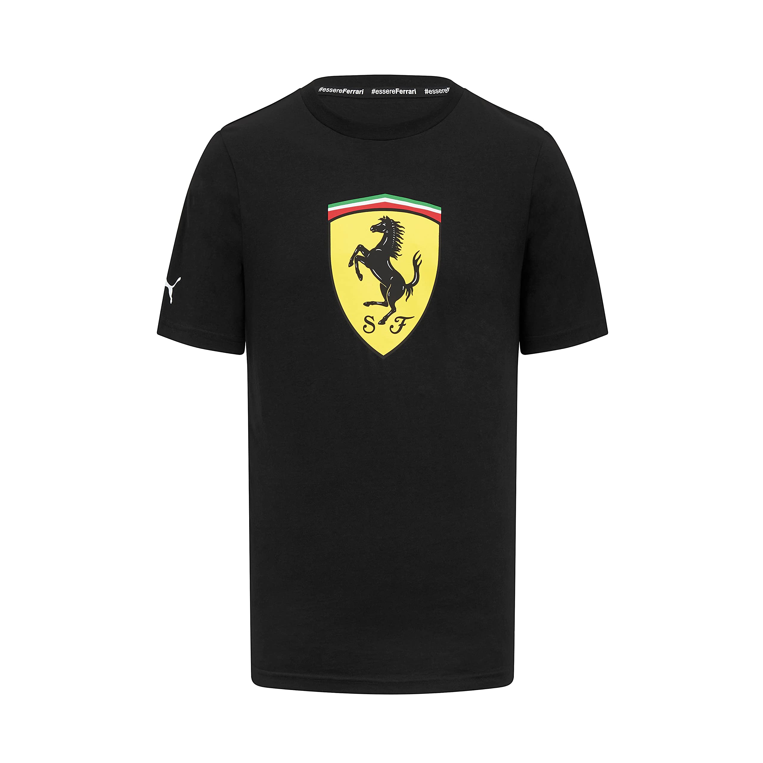 Scuderia Ferrari - Large Shield Tee - Men - Black - Size: S