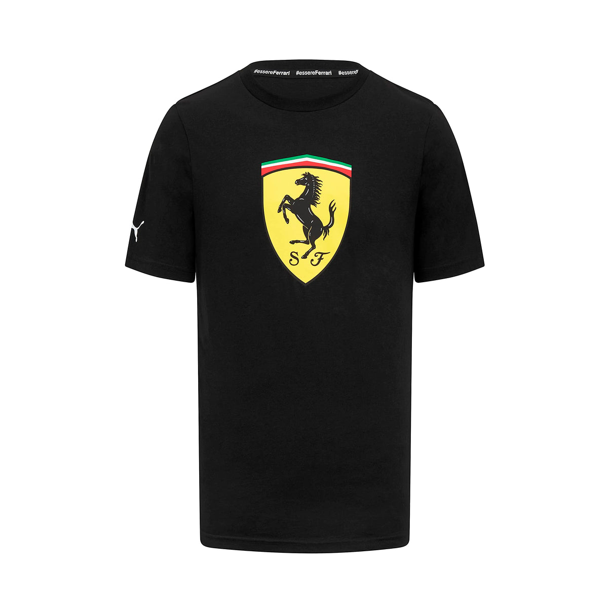 Scuderia Ferrari - Large Shield Tee - Men - Black - Size: S