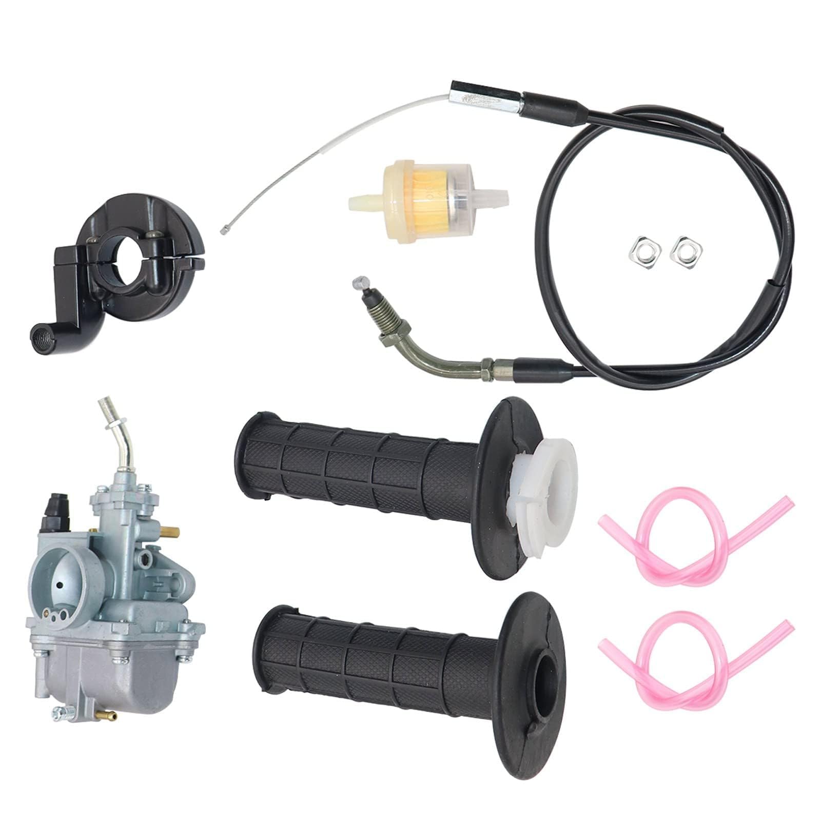 Xqsmwf Carburetor With Handle Grip Throttle Cable Compatible With Yamaha Ttr90 2000 2001 2002 2003 For Ttr90E 2003 2004 2005 Rep