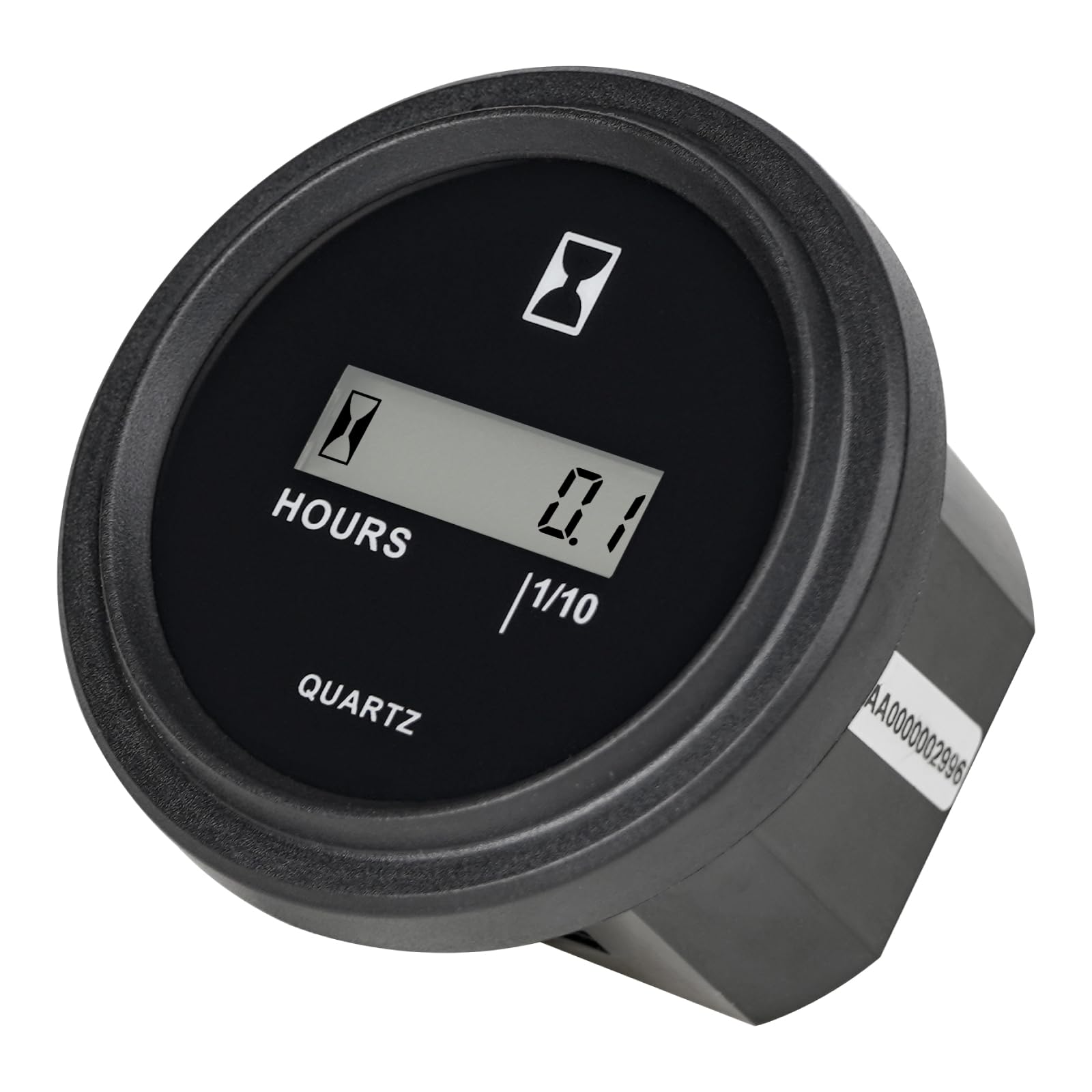 Runleader LCD Hour Meter,DC 4.5V to 90V, Data Storage & Waterproof Design for Club Car Forklift Go-Kart Lawn Mower Sawmill etc.